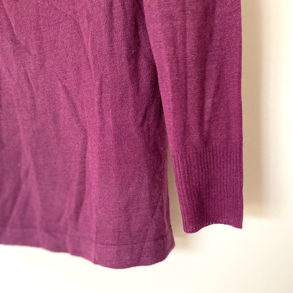 NWOT Woolrich Purple Knit Sweater - Picture 5 of 6